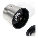 Pack 4 Saleros Molinillos Acero Inox Sal, Pimienta, Especias Plateado