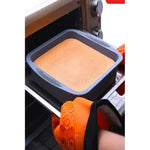 Molde  Tortera  Alta De  Silicona Apta Horno  24cm  Cuadrada