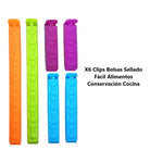 Clips Bolsas Sellado Fácil Alimentos Conservación Cocina Varios