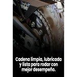 Limpiador De Cadena Negro Para Motos Remueve Grasa 450ml Negro