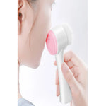 Cepillo Limpieza Facial Exfoliante Doble Cara Manual Masaje