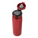 Termo De Bebida Caliente Y Fria Botella Boquilla Antigoteo Rojo