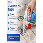 Destapador De Cañería Removedor De Grasa Limpia Tubería 500g