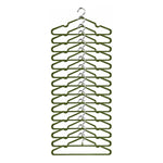 X20 Perchero Metalico Infantil Organizador Para Ropa Bebe Verde Musgo