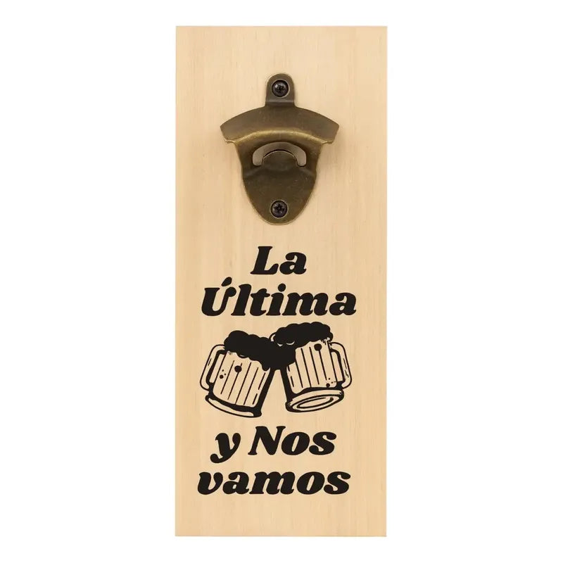 Destapador De Pared Abre Botellas Cerveza Bedidas Abridor