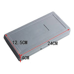 Juego Caja Set Dados Chicharra Herramientas 40 Piezas Auto Plateado / Gris