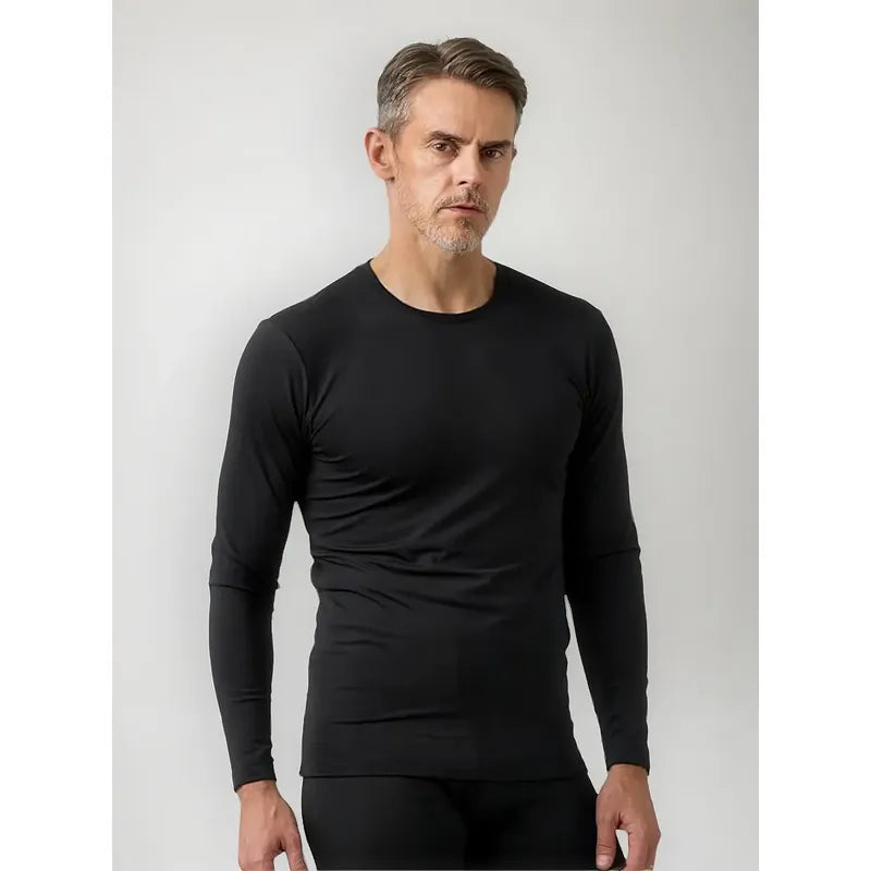X3 Primera Capa Polera Manga Larga Deportivo Polar Hombre