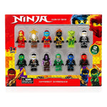 Set 12 Minifiguras Minecraf Ninjas Bloque Infantil Armables 12 Ninjas