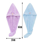 Toalla Para Pelo Turbante Microfibra Secar Cabello Color X3