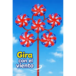 Remolino Decorativo Bandera Chile Para Fiestas Patrias Flor