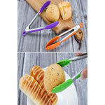 Pinza Punta Silicona Acero Inoxidable Multiuso Cocina 26cm Color Verde Lima