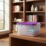 Caja De Plastico Organizadora 14 Litrs Con Broche Vitalplast
