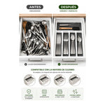 Organizador Cubiertos Utensilios Servicios Cocina 5 Cajones