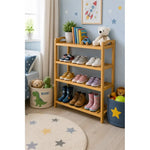 Zapatero De Madera Mueble Organizador De Zapatos 5 Niveles Madera
