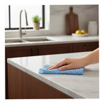 X10 Set 50 Paño De Limpieza Desechable Cocina Reutilizables  Verde-azul-rojo Rayas