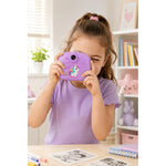 Camara Infantil Digital Fotofrafica Imprension Instantanea Violeta