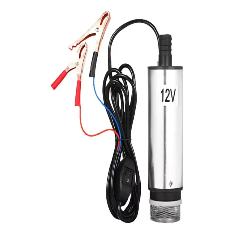 Bomba Extractora De Agua Y Aceite Eléctrica Portátil De 12 V