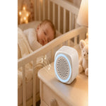 Maquina Cubo Ruido Blanco Con Luz Para Relajar Recargable Blanco