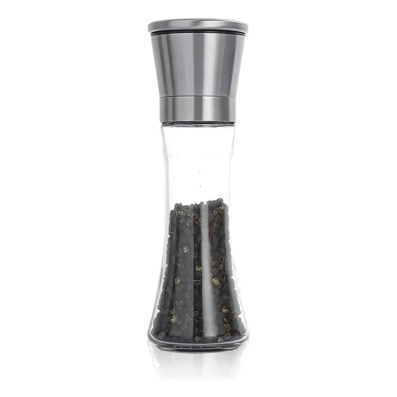 Molinillo Pimienta Sal Especias Manual Pimentero 18cm Tapa
