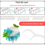 Hilo Dental Interdental Dientes 90 Unidades