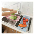 Escurridor Ajustable De Fregadero Lavado Frutas Vegetales