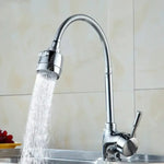 Llave Lavaplatos Monomando Cuello Flexible Giratorio Cocina