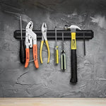 Barra Magnética Imán 38cm Cuchillos Utensilios Herramientas Negro