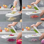 Picador Manual De Verduras Fruta Rallador Cortador Rebanador Verde