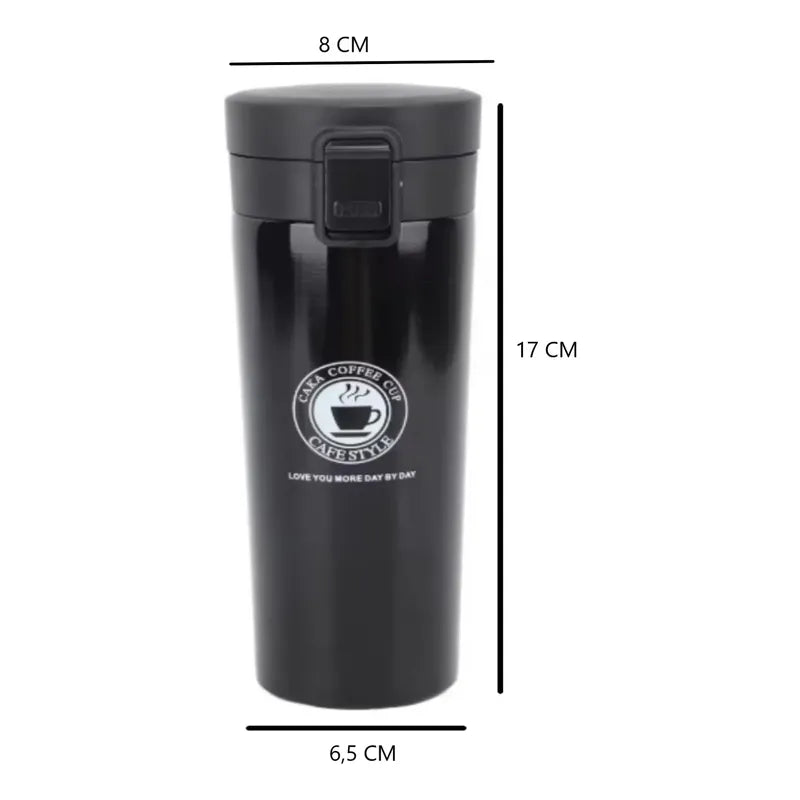 Termo De Café De Acero Inoxidable Taza D Agua Caliente 380ml