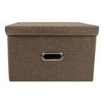 X2 Caja Organizadora Con Tapa De Tela Plegable Pequeña