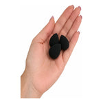 Set 6 Mini Esponjas Para Maquillaje Precision Base Corrector Negro Mini