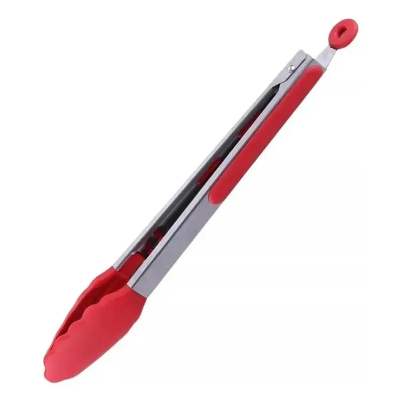 Pinza Punta Silicona Acero Inoxidable Multiuso Utensilio
