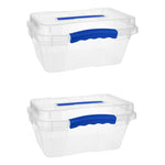 Cajas Organizadora Con Tapa Y Manilla Plastica 6 Litros
