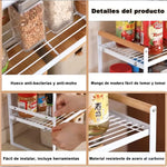 Organizador Repisa De Cocina Gabinetes Repisa Doble 34x21x38