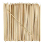 X50 Brochetas De Madera Bambú Brochetas Barbacoa 40 Cm Madera Liso