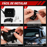Foco Neblinero Auxiliar Led 60 Watts Autos Camionetas Negro