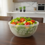 Ensaladera Bowl Redondo Plastico Recipiente Multiuso 1,9lts Transparente