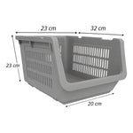 X3 Organizador Gaveta Multiuso Apilable Ventilado Kendy