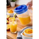 X2 Jarro 2 Litros Plastico Con Tapa Jarra Para Jugo Agua Surtidos