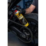 Limpiador De Cadena Negro Para Motos Remueve Grasa 450ml Negro
