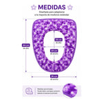 Cubre Asiento Funda Lavable Cálida Inodoro Taza Wc Baño
