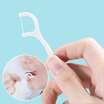 90 Palillo De Hilo Dental Para Higiene Oral Limpieza Diaria