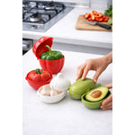 Set 4 Contenedores Conservación Frutas Verduras Refrigerador Varios