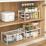 X2 Organizador Repisa Estante Cocina Escurridor Plato Loza