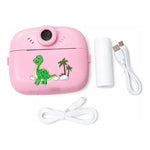 Camara Infantil Digital Fotofrafica Imprension Instantanea Rosa
