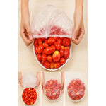 Envoltura De Plástico Para Alimentos Gorro Elastico 200 Pcs