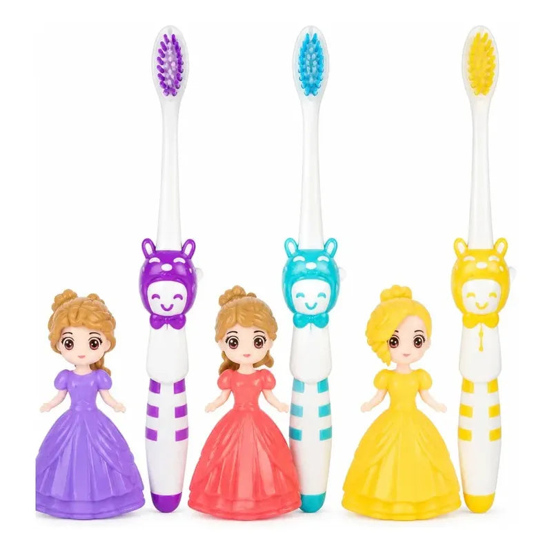 Cepillo De Dientes Higiene Con Juguete Para Bebe Niño Y Niña Niña