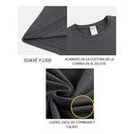 X3 Primera Capa Polera Manga Larga Deportivo Polar Hombre