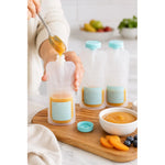 Dispensador Exprimidor De Zumo Compota Papilla + 10 Bolsas Agua