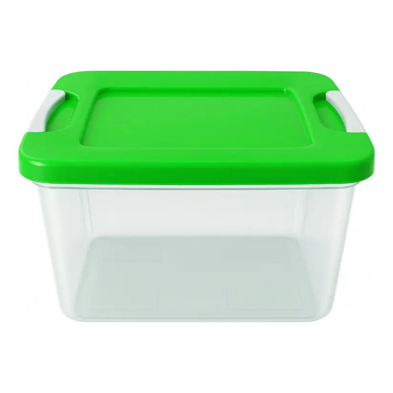 Caja De Plastico Organizadora 14 Litrs Con Broche Vitalplast